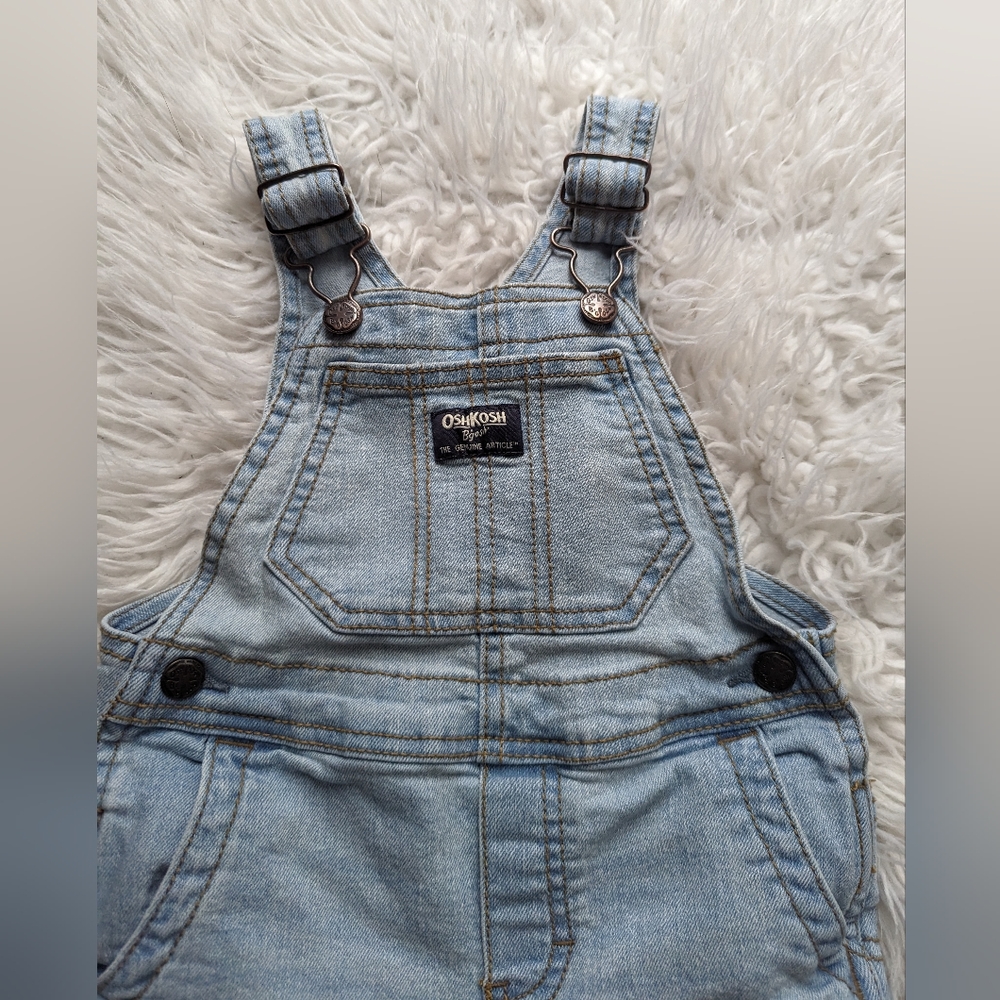 Oshkosh toddler boys denim overalls